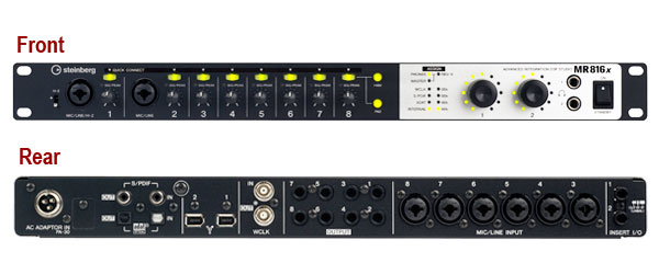 Steinberg: MR816 X Advanced Integration DSP Studio